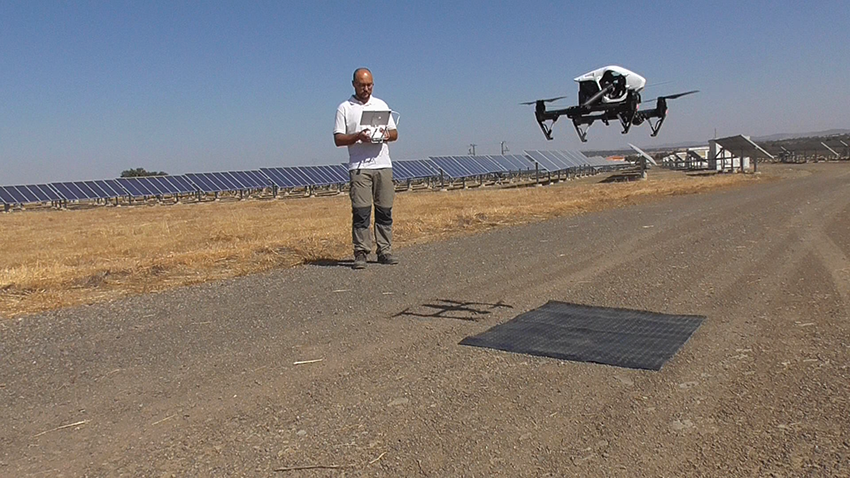 inspección reglamentaria en planta fotovoltaica