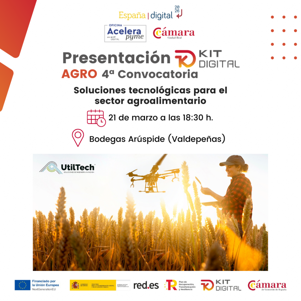 UtilTech participa en una nueva Jornada KIT DIGITAL Sector AGRO. - Utiltech