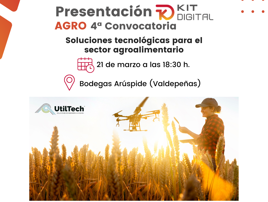 UtilTech participa en una nueva Jornada KIT DIGITAL Sector AGRO. - Utiltech